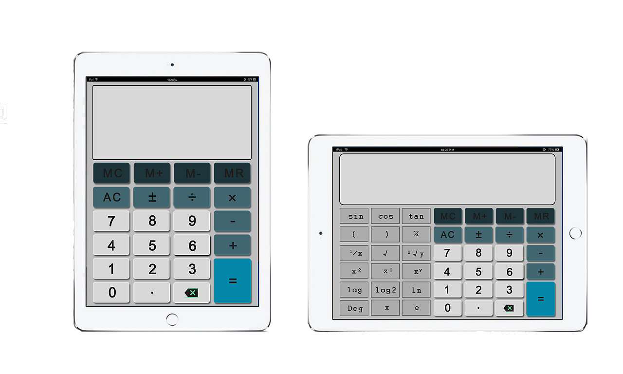 ipad為什么沒有計算器