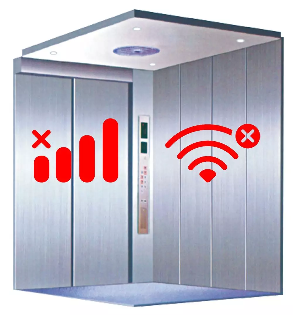 電梯里為什么沒有信號